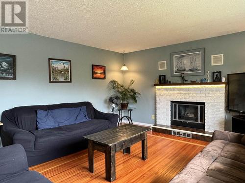 4818 Soucie Avenue, Terrace, BC - Indoor Photo Showing Living Room With Fireplace