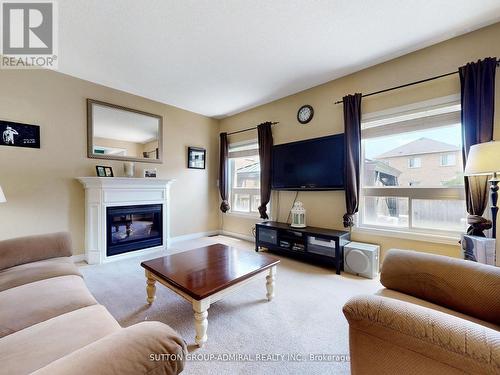 13 Fallgate Drive, Brampton (Credit Valley), ON - Indoor Photo Showing Living Room With Fireplace