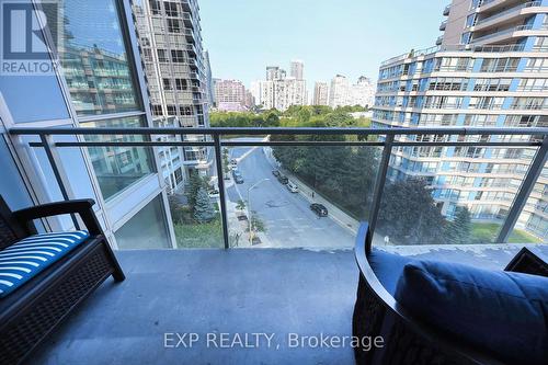 718 - 225 Webb Drive, Mississauga (City Centre), ON - Outdoor With Balcony