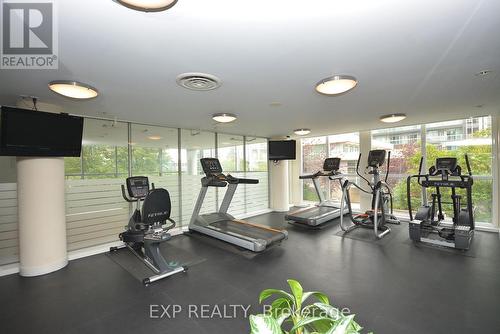 718 - 225 Webb Drive, Mississauga (City Centre), ON - Indoor Photo Showing Gym Room