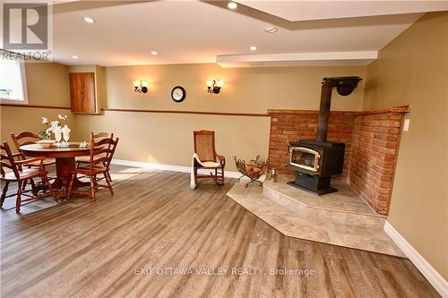 1932 Gore Line, Whitewater Region, ON - Indoor With Fireplace