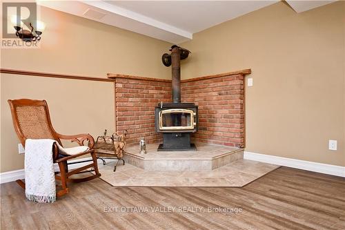 1932 Gore Line, Whitewater Region, ON - Indoor With Fireplace