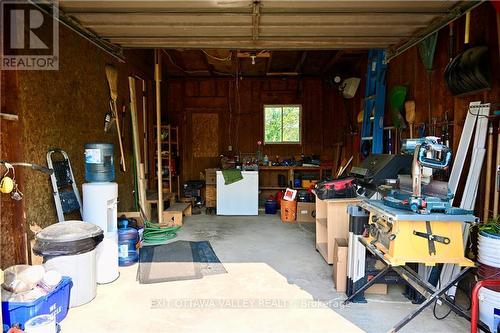 1932 Gore Line, Whitewater Region, ON - Indoor Photo Showing Garage