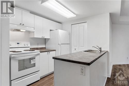 310 Central Park Drive Unit#3F, Ottawa, ON - Indoor Photo Showing Kitchen With Double Sink