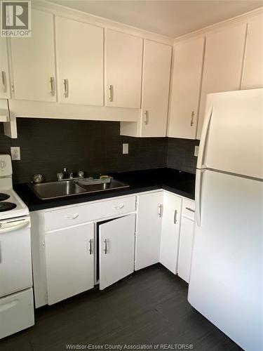 440 Prince Road Unit# 3, Windsor, ON - Indoor Photo Showing Kitchen With Double Sink