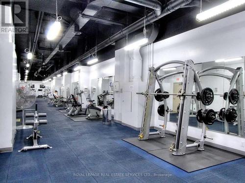 1403 - 85 East Liberty Street, Toronto (Niagara), ON - Indoor Photo Showing Gym Room