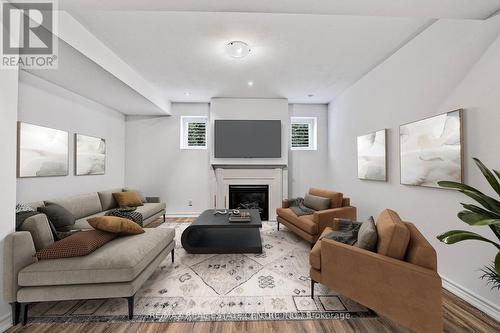 156 41St Street S, Wasaga Beach, ON - Indoor Photo Showing Living Room With Fireplace