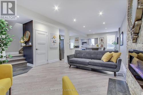 6 Edmund Avenue, Toronto (Weston), ON - Indoor Photo Showing Living Room With Fireplace