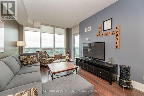 2405 - 15 Viking Lane N, Toronto, ON - Indoor Photo Showing Living Room