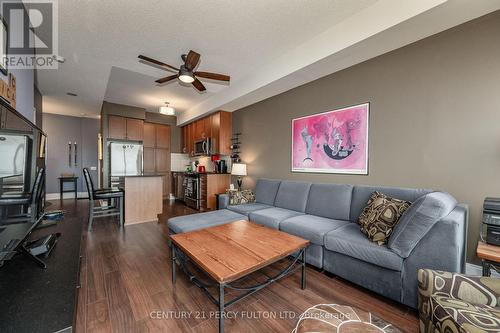 2405 - 15 Viking Lane N, Toronto, ON - Indoor Photo Showing Living Room