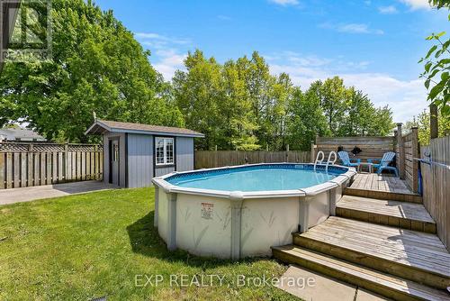 6840 Sunrise Court, Niagara Falls, ON - Outdoor With Above Ground Pool With Backyard