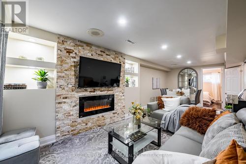 9 - 1400 Mary Street N, Oshawa (Samac), ON - Indoor Photo Showing Living Room With Fireplace