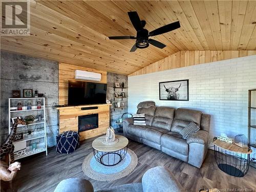 1075 Victoria Street, Saint-Jacques, NB - Indoor Photo Showing Living Room With Fireplace