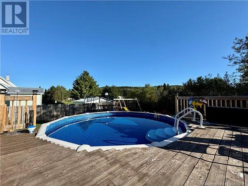 1075 Victoria Street, Saint-Jacques, NB - Outdoor With Above Ground Pool With Backyard