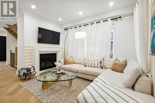 133 Westminster Avenue, Toronto (High Park-Swansea), ON - Indoor Photo Showing Living Room With Fireplace