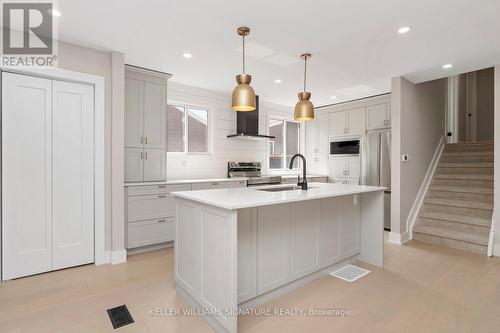 49 Spartan Avenue, Hamilton, ON - Indoor Photo Showing Kitchen With Upgraded Kitchen