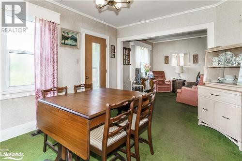 183 West Road, Huntsville, ON - Indoor Photo Showing Dining Room