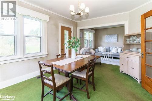 183 West Road, Huntsville, ON - Indoor Photo Showing Dining Room