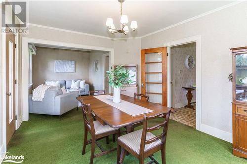 183 West Road, Huntsville, ON - Indoor Photo Showing Dining Room