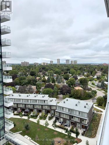 1216 - 188 Fairview Mall Drive, Toronto (Don Valley Village), ON - Outdoor With Balcony With View