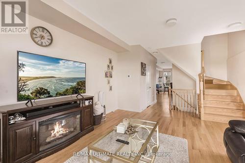 2632 Castlegate Crossing Drive, Pickering, ON - Indoor Photo Showing Living Room With Fireplace