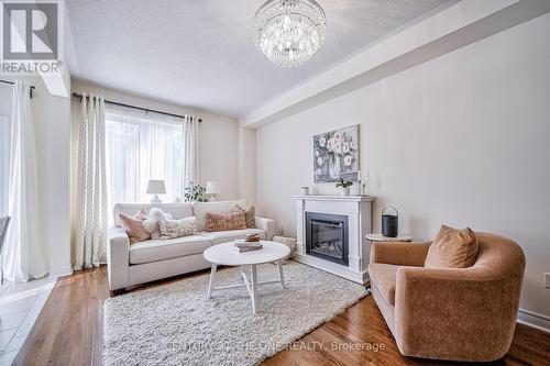 47 Hawkes Drive, Richmond Hill, ON - Indoor Photo Showing Living Room With Fireplace