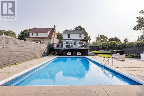 465 Ashland Avenue, London, ON - Outdoor With In Ground Pool With Deck Patio Veranda