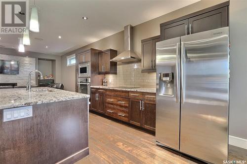 4613 Skinner Crescent, Regina, SK - Indoor Photo Showing Kitchen With Stainless Steel Kitchen With Upgraded Kitchen