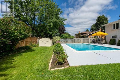 483 Grand View Avenue, London, ON - Outdoor With In Ground Pool With Backyard