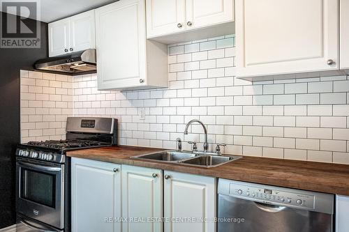 117 Ferguson Avenue S, Hamilton (Corktown), ON - Indoor Photo Showing Kitchen With Double Sink