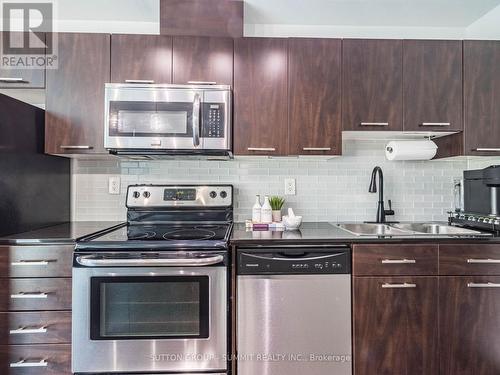 209 - 397 Front Street W, Toronto (Waterfront Communities), ON - Indoor Photo Showing Kitchen With Double Sink With Upgraded Kitchen