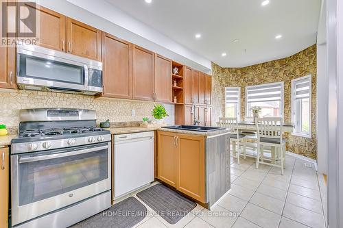 63 Portrush Trail, Brampton (Credit Valley), ON - Indoor Photo Showing Kitchen With Double Sink