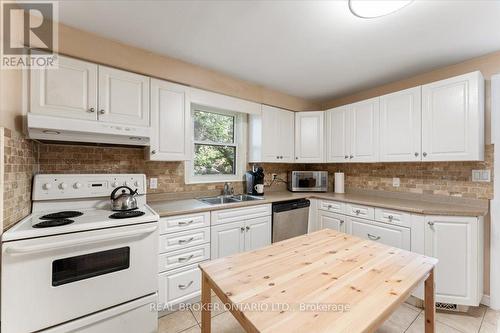 13 East 9Th Street, Hamilton (Centremount), ON - Indoor Photo Showing Kitchen With Double Sink