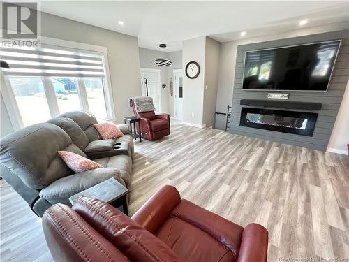 62 Rue Du Havre, Petit-Rocher, NB - Indoor Photo Showing Living Room With Fireplace