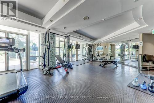 402 - 3939 Duke Of York Boulevard, Mississauga (City Centre), ON - Indoor Photo Showing Gym Room