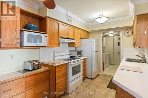 422 - 1880 Valley Farm Road, Pickering, ON - Indoor Photo Showing Kitchen With Double Sink