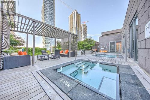 3306 - 121 Mcmahon Drive, Toronto (Bayview Village), ON - Outdoor With In Ground Pool With Deck Patio Veranda With Exterior