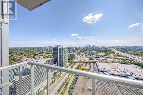 3306 - 121 Mcmahon Drive, Toronto (Bayview Village), ON - Outdoor With Balcony With View