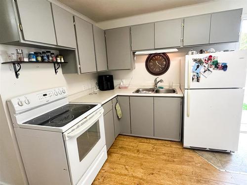 222 Hammell Road, Red Lake, ON - Indoor Photo Showing Kitchen With Double Sink