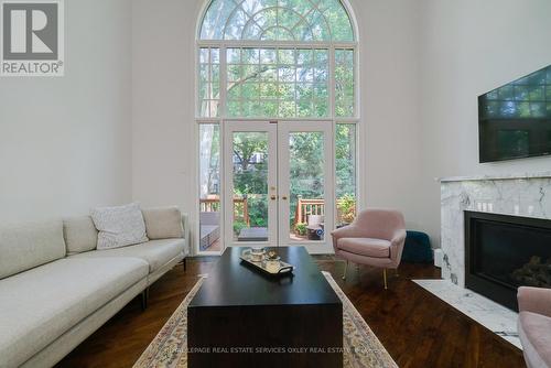 74 Macpherson Avenue, Toronto (Annex), ON - Indoor Photo Showing Living Room With Fireplace