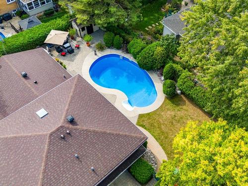 Aerial photo - 43 Hyde Park Street, Beaconsfield, QC - Outdoor With In Ground Pool