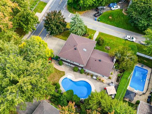 Aerial photo - 43 Hyde Park Street, Beaconsfield, QC - Outdoor With In Ground Pool With View