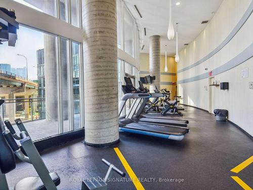 223-38 Dan Leckie Way, Toronto, ON - Indoor Photo Showing Gym Room