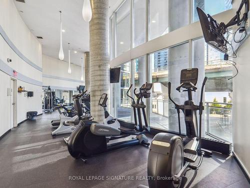 223-38 Dan Leckie Way, Toronto, ON - Indoor Photo Showing Gym Room