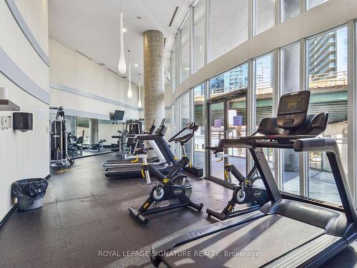 223-38 Dan Leckie Way, Toronto, ON - Indoor Photo Showing Gym Room