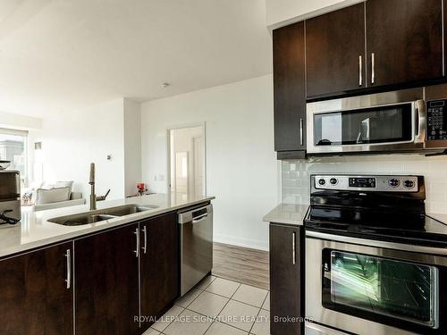 2802-1 Scott St, Toronto, ON - Indoor Photo Showing Kitchen With Stainless Steel Kitchen With Double Sink