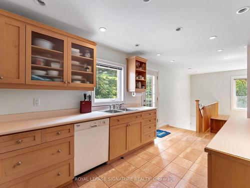 75 Leggett Ave, Toronto, ON - Indoor Photo Showing Kitchen With Double Sink