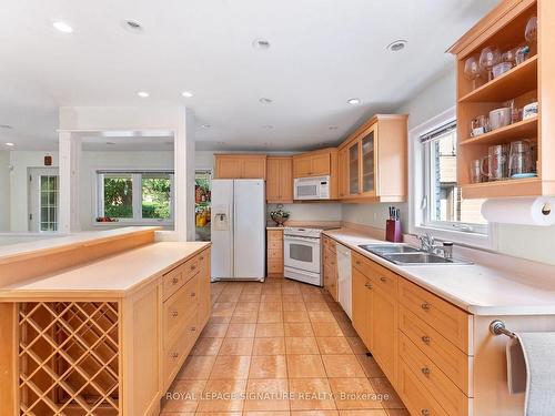 75 Leggett Ave, Toronto, ON - Indoor Photo Showing Kitchen With Double Sink