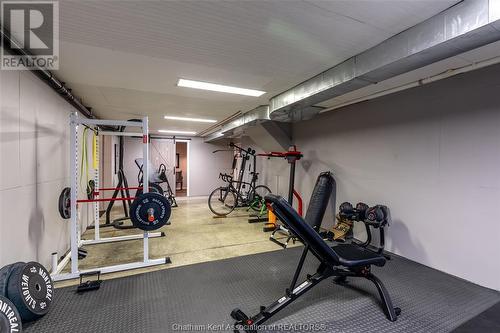 9677 Pioneer Line, Chatham, ON - Indoor Photo Showing Gym Room