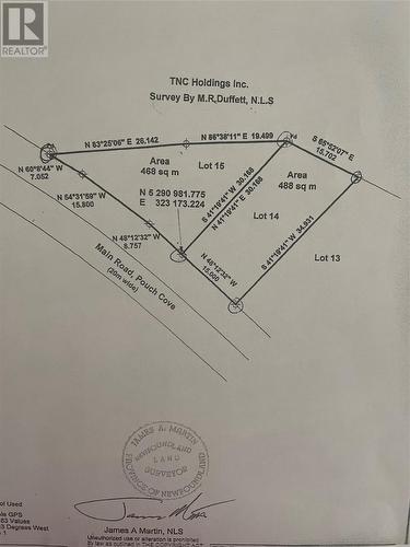 518 Main Road Unit#Lot #15, Pouch Cove, NL 